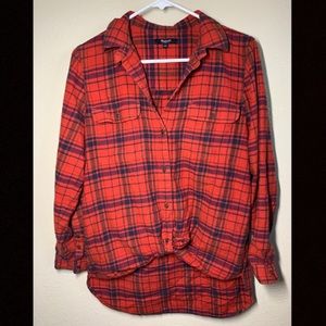 Madewell Long Sleeve Flannel
